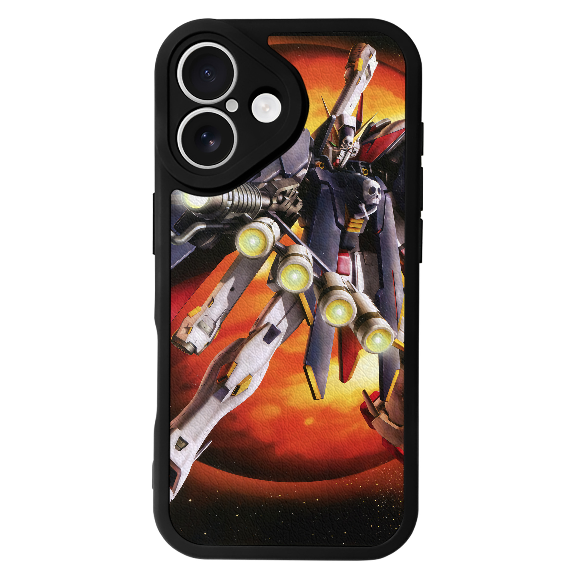 （画像用） 機動戦士ガンダム Mobile Suit Gundam 【iPhone 16シリーズ対応】シリコンスマホケース（レザー調） 材質：シリコン